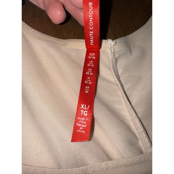 Spanx Haute Contour Nude Shapewear Bodysuit Slip XL Firm Control Lingerie - Picture 4 of 7